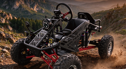 VOLTRAX electric off-road buggy — terrain image